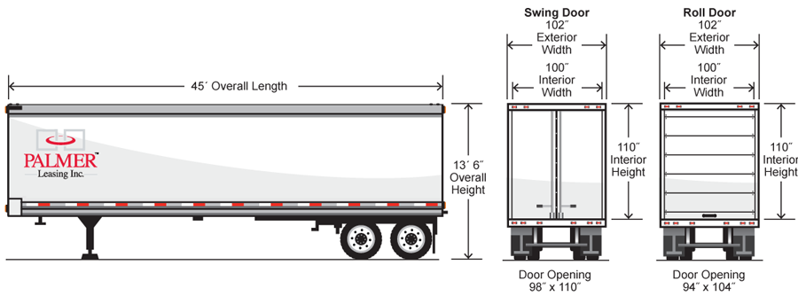 45' Storage Trailer